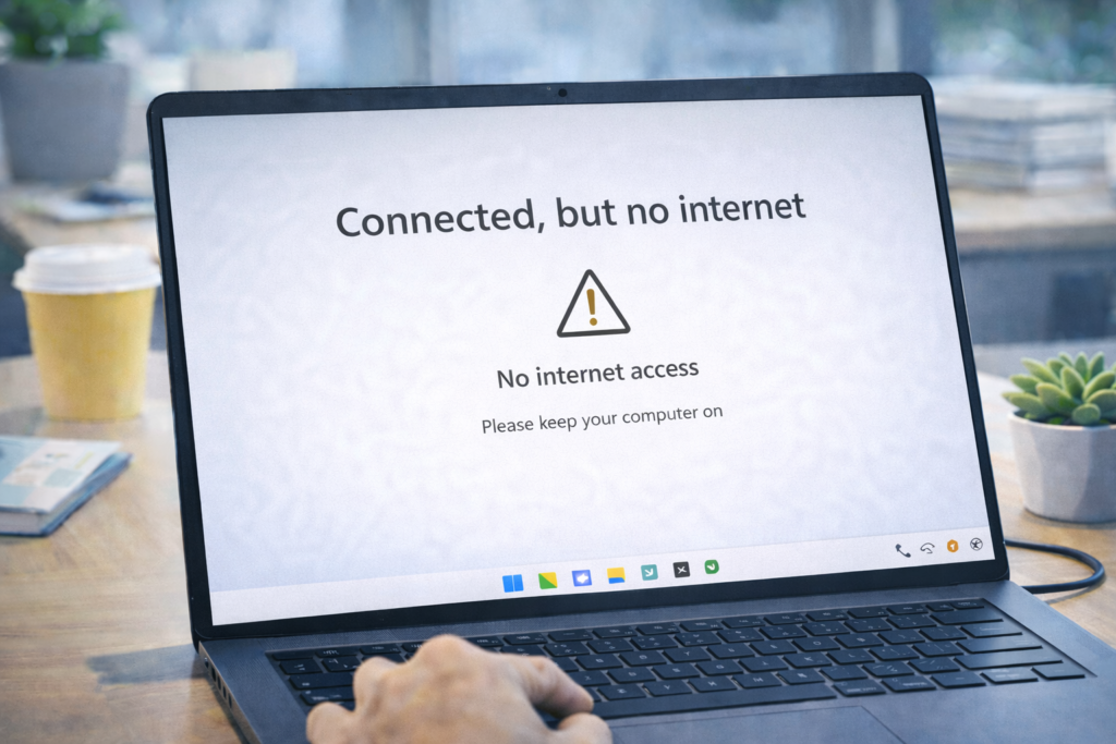 no internet